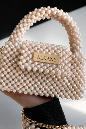 Bolso Perlas Rosas
