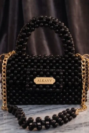 Bolso Perlas Negras